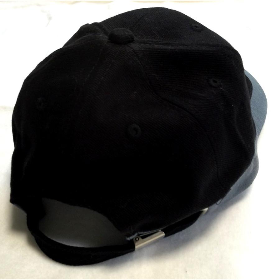 帽子 D1 キャップ ブラック×シルバー :cap-001:ワッペンとTシャツ雑貨らばさん - 通販 - Yahoo!ショッピング