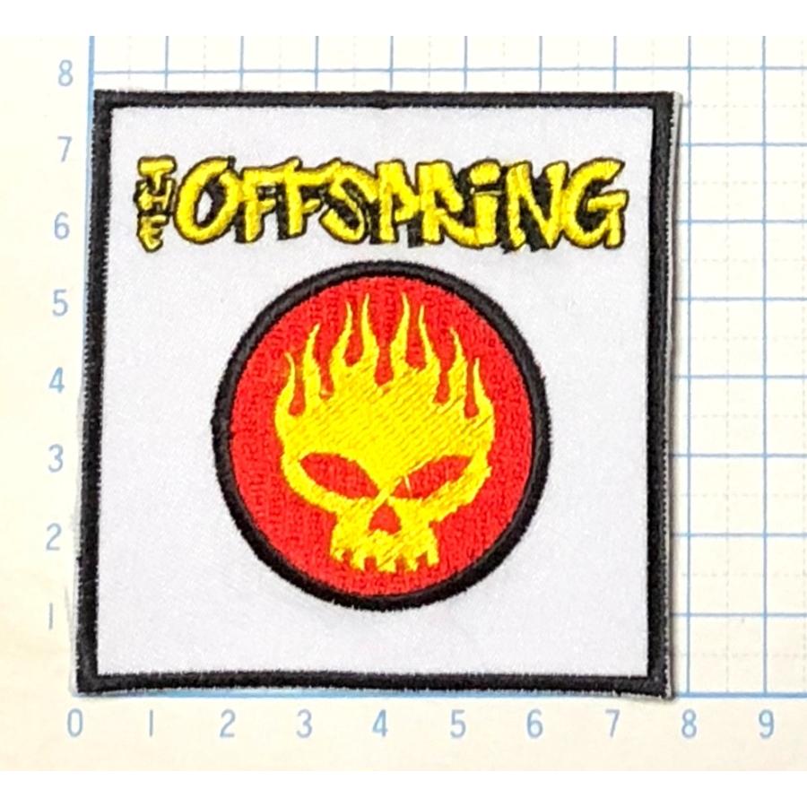 オフスプリング ロゴ マーク 四角形【ロック ワッペン 刺繍