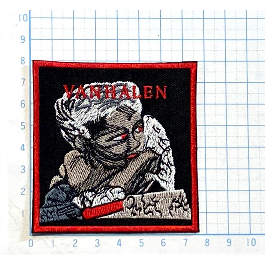 ヴァンヘイレン Van Halen マーク ロゴ 四角型【ロック ワッペン 刺繍