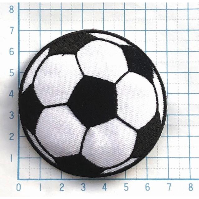サッカーボール 丸型 円型 サッカー フットボール スポーツ ワッペン 刺繍 アイロンワッペン Spo Pat 004 ワッペンとtシャツ雑貨らばさん 通販 Yahoo ショッピング