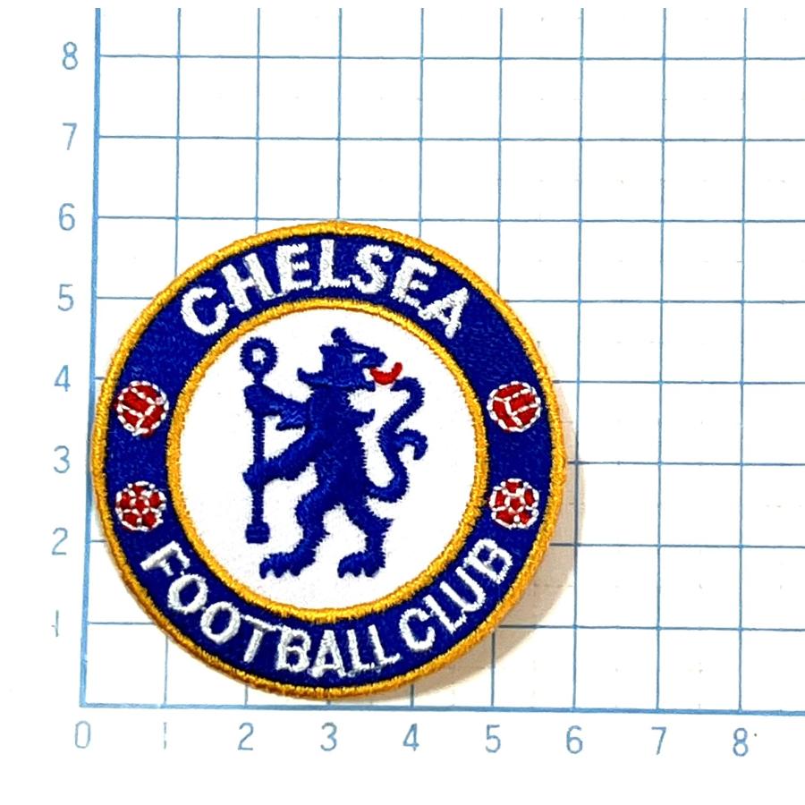 チェルシー 丸形 円型【スポーツ ワッペン 刺繍 アイロンワッペン
