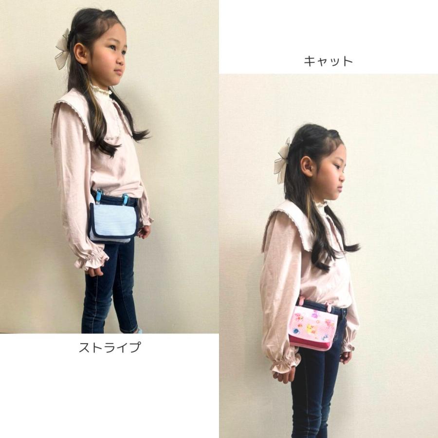移動ポケット 男の子 女の子 仕切りがあって出しやすい ハンカチポーチ