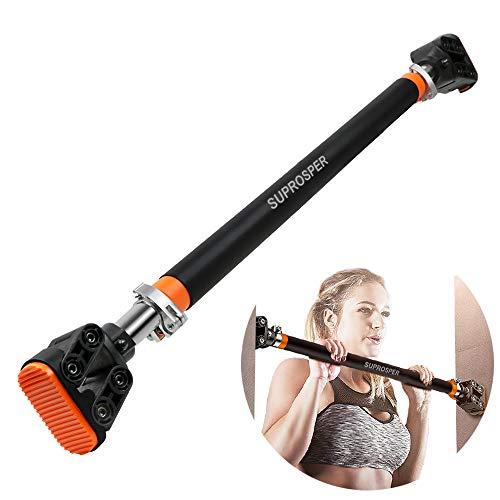 Suprosper 懸垂バー 鉄棒 懸垂棒 セール特価 ドアジム けんすいバー 背中トレーニン 筋トレ 自宅 筋力トレーニング 穴あけ不要 滑り止め装置