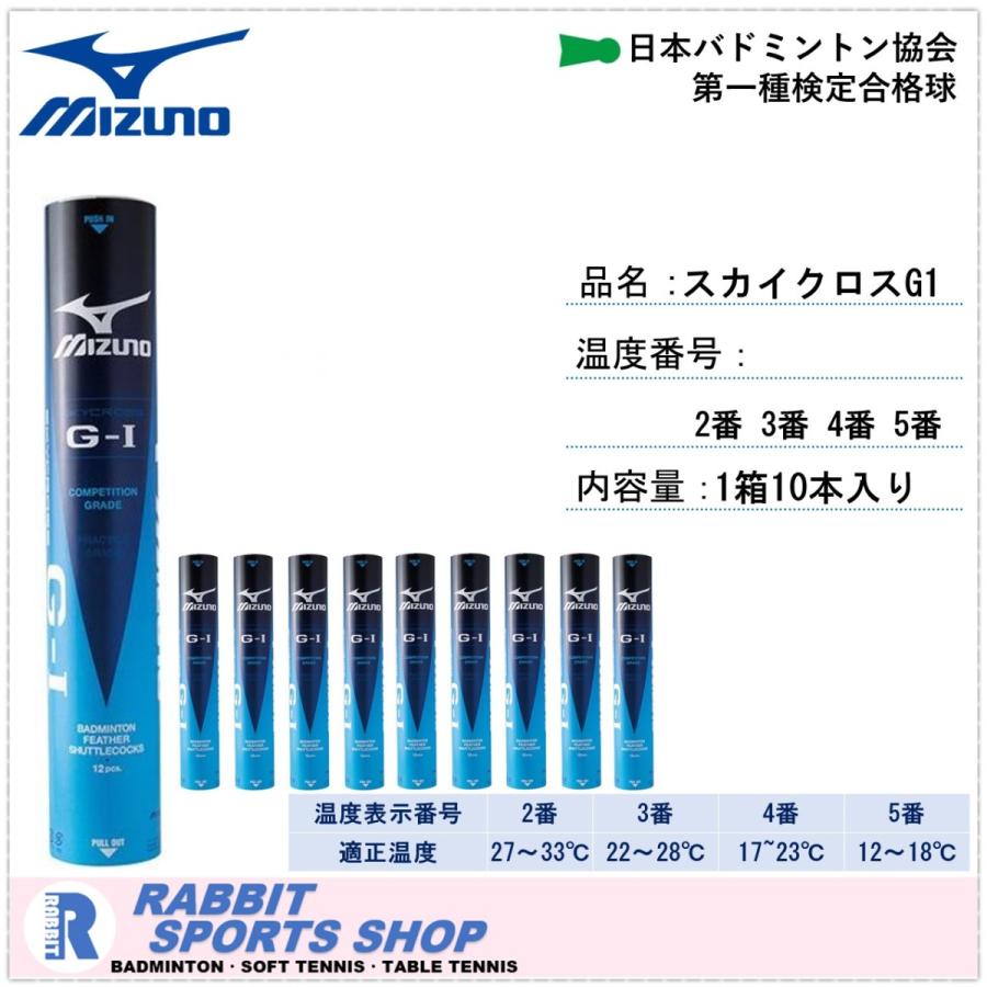 MIZUNO ミズノ スカイクロスG1 バドミントンシャトル SKYCROSS MIZUNO ミズノ スカイクロスG1 バドミントンシャトル SKYCROSS