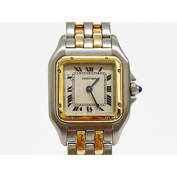 カルティエ パンテール SM 2ロウ レディース K18YG/SS コンビ