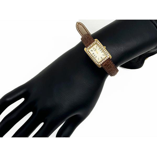 送料無料】セイコー クレドール 18金 イエローゴールド ダイヤモンド