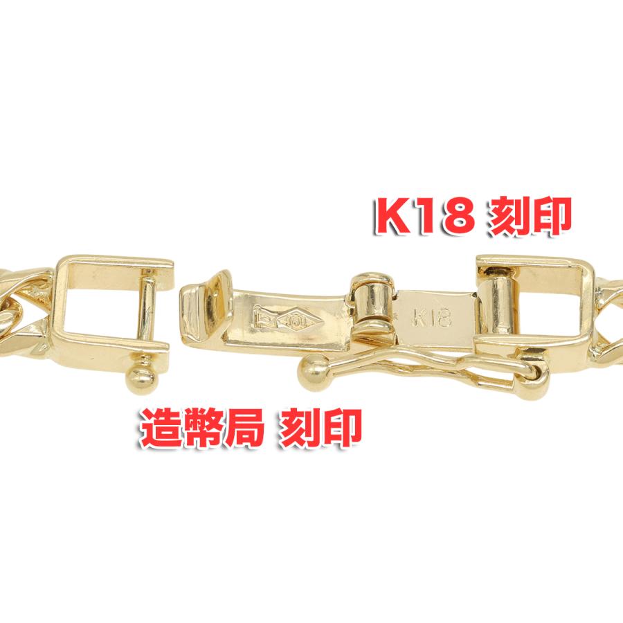 送料無料】18金 喜平 ネックレス 6面 ダブル 30g 50.5cm ◇ K18 実重量
