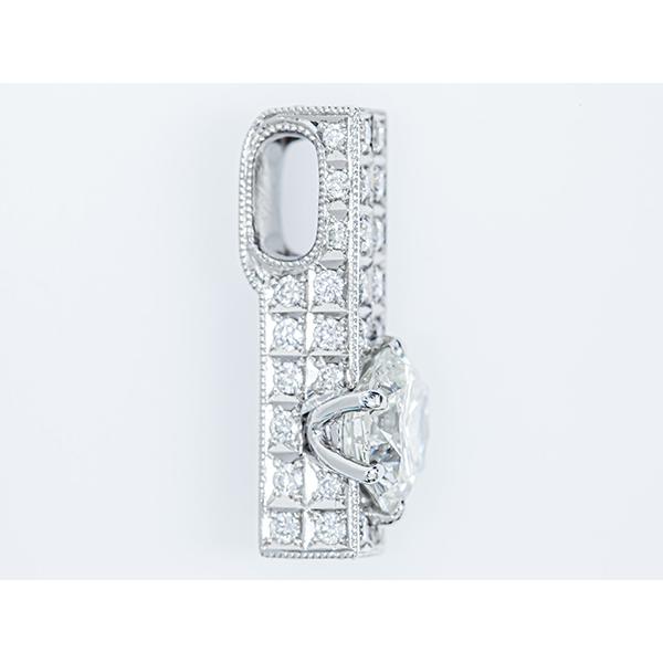 大粒 天然ダイヤモンド 3.249ct ペンダントトップ ☆ Pt900 プラチナ 
