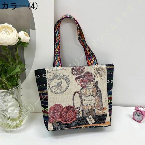 カバン トートバッグ 大容量 レトロ 通勤 刺繍 帆布 レディース 手提げ おしゃれバッグ プレゼント アウトドア チャック カバンプレゼント おしゃれ｜rabbitjapan｜18