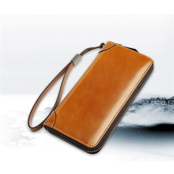 新品 多機能 大容量 ウォレット ブラック メンズ ビジネス ラウンド