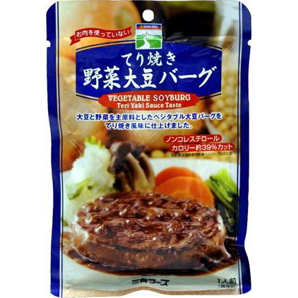 【ケース販売】三育 てり焼き野菜大豆バーグ　100g×15個｜rabbitmura