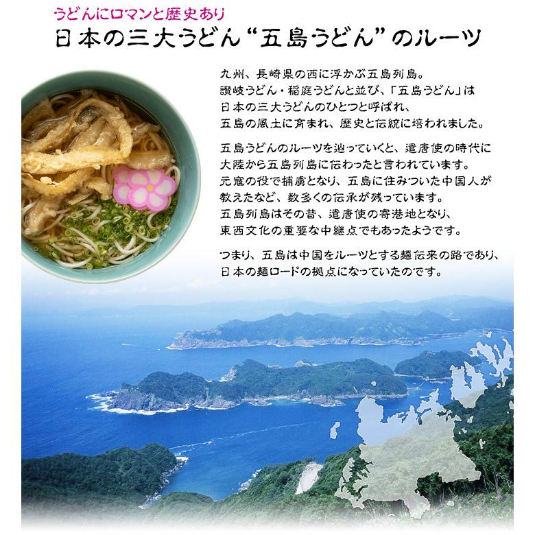 五島うどん 5人前セット あごだしスープ付き 80g×5 手延べうどん 乾麺