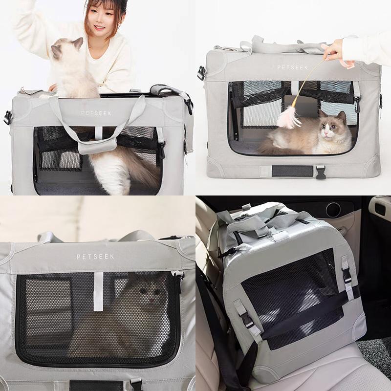 ペット用 ソフトクレート 犬用クレート 猫 キャリーバッグ 折り畳み可能　M 楽天市場】【XS 35*35*50cm 】【即納】ペットキャリー キャリー
