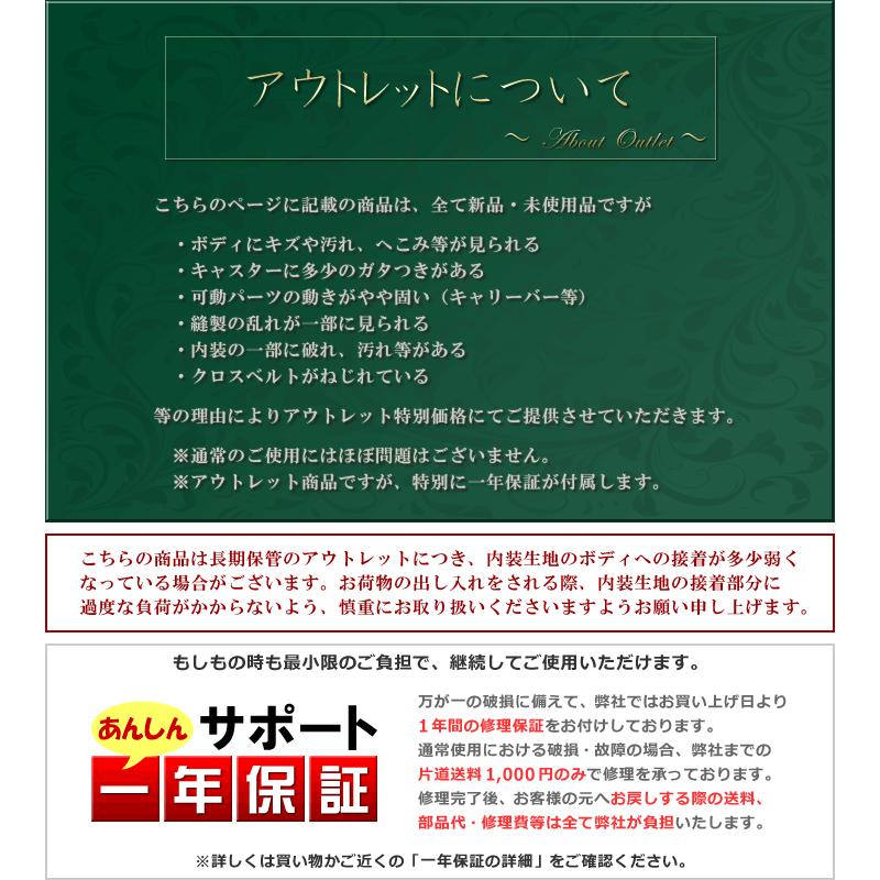 ITO アウトレット スーツケース キャリーケース Mサイズ 最高級アルミフレーム 超軽量 PC100％ HINOMOTO 4輪 TSA おしゃれ かわいい 訳あり Z-GINKGO-M