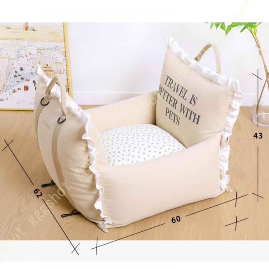 ペット用ドライブベッド 車 ペットシート ペットソファー 犬 中型犬 犬猫クッション ドライブベッド 2way 車用 夏用 ペットベッド ペットソファ ドライブ用品 