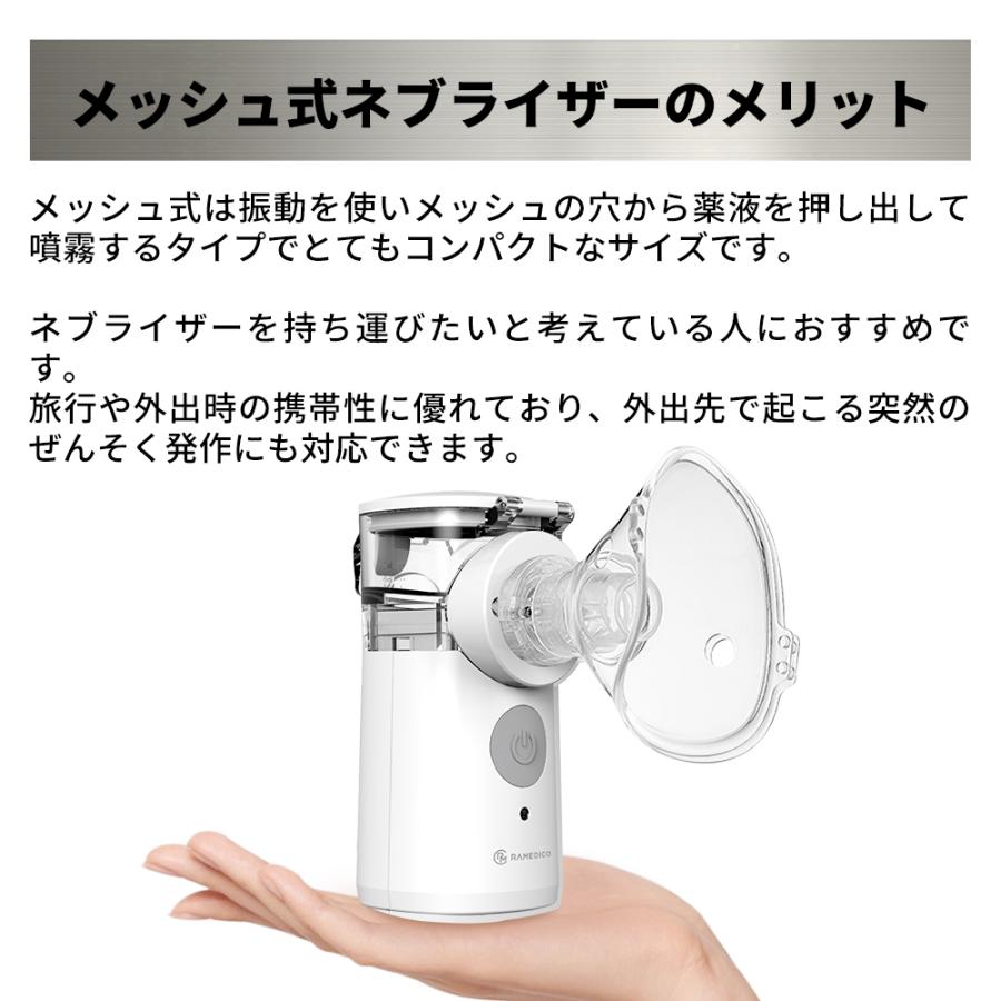 RAMEDICO メーカー直営店 ネブライザー メッシュ式 医療機器 一般医療