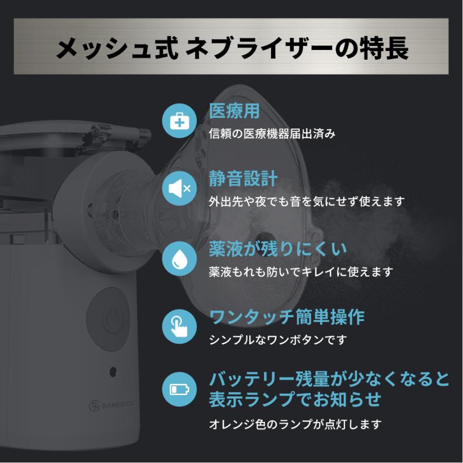 RAMEDICO メーカー直営店 ネブライザー メッシュ式 医療機器 一般医療