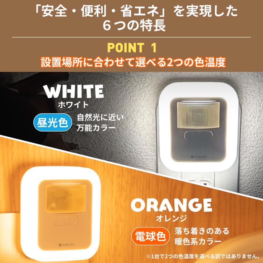 LEDオリジナル室内灯確認用800Ω 減光調整 人感センサー付きLEDライト 足元灯 ナイトライト 停電時自動点灯