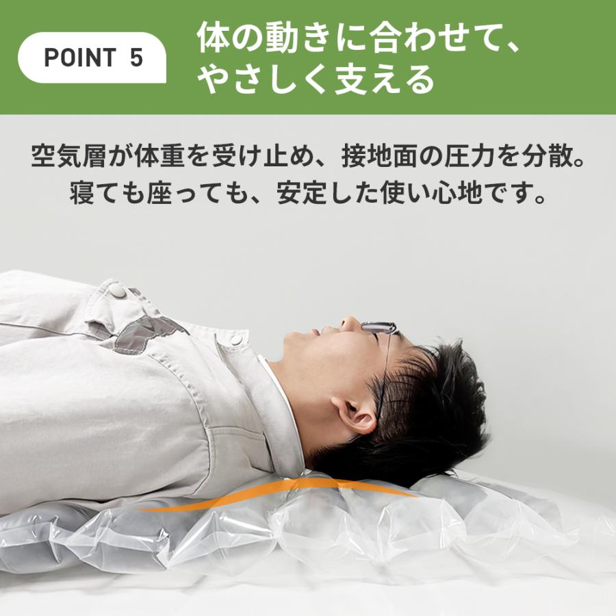 小林薬品 超軽量 エアーマット 50個 ハンドポンプ付 電源不要 耐荷重