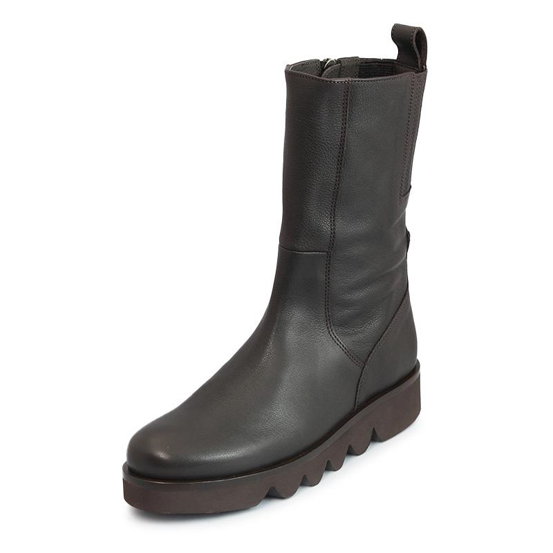 SAYA（サヤ） ラボキゴシ 51224 DBR ダークブラウン ハーフブーツ