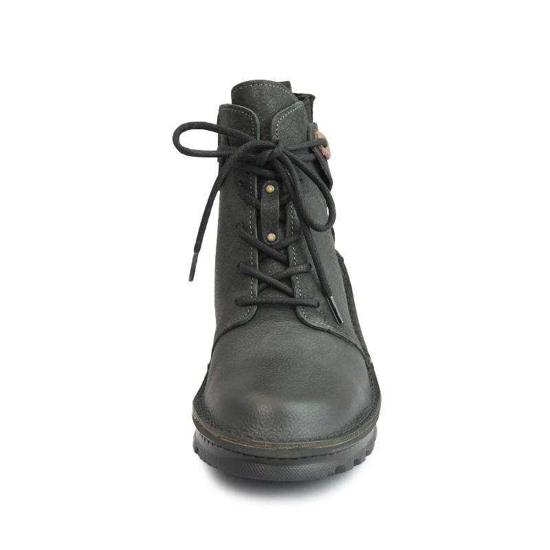 値下げ！早い者勝ち！ENRICO SERAFINI ブラックショートブーツ エンリコセラフィーニ ENRICO SERAFINI 223 BL-DB ブラック-ダーク