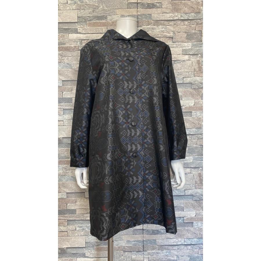 着物リメイク　おおしまコート　フード付き NO.20-7-1