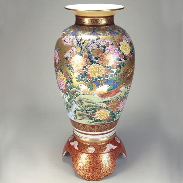 最適な価格 22号陶台付花瓶 本金牡丹鳥 米寿 プレゼント 金婚式 陶器 還暦祝い 退職祝 結婚祝い 贈り物 ペア 夫婦 誕生日 プレゼント 古希 喜寿 祝い 大注目 Www Simon Page Com