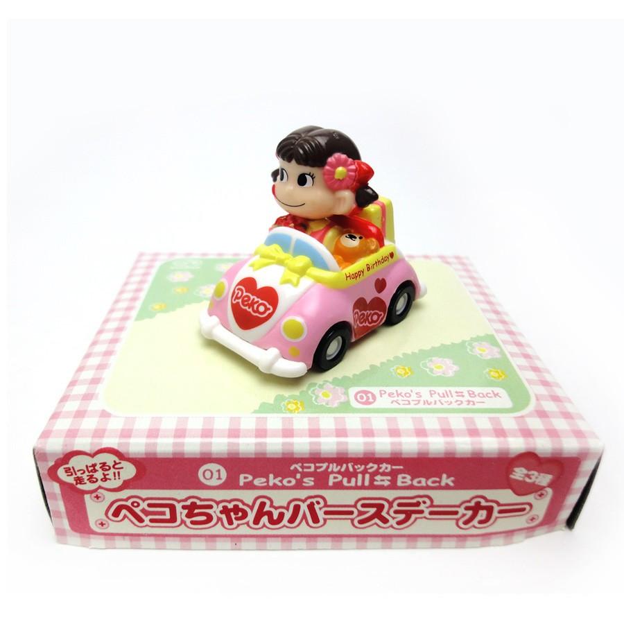 不二家 ペコちゃん プルバックカー 4種 : ラシモール ヤフー店 - 通販