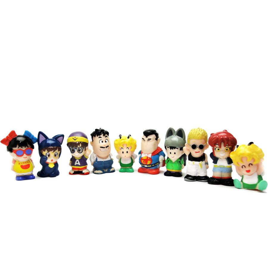 z*a様 昭和レトロ　指人形　ドクタースランプ　アラレちゃん ドクタースランプ アラレちゃん 指人形 10体セット : ラシモール