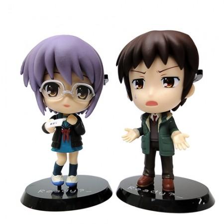 涼宮ハルヒの籤引 D賞 長門&キョン 消失ver.きゅんキャラセット2種