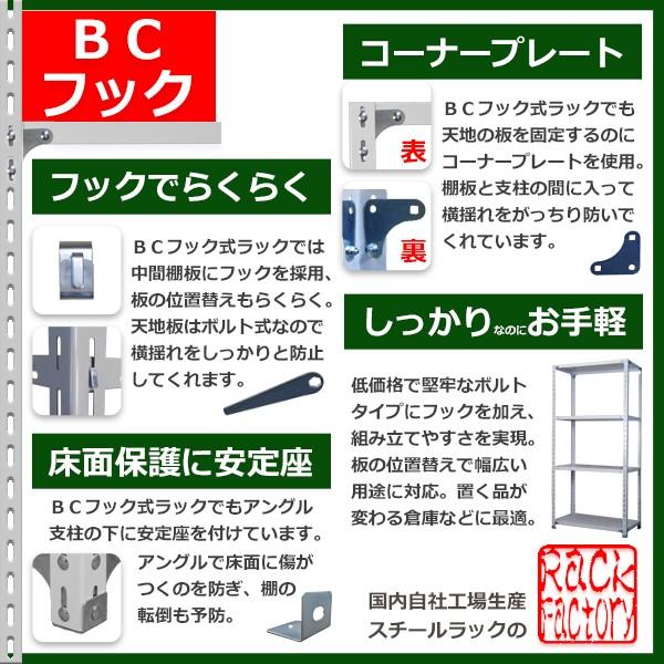 上質で快適 スチールラック 幅150×奥行45×高さ180cm 5段 耐荷重130kg/段 ＢＣフック式 軽量棚 W150×D45×H180cmスチールラック 業務用 収納棚 整理棚 ラック