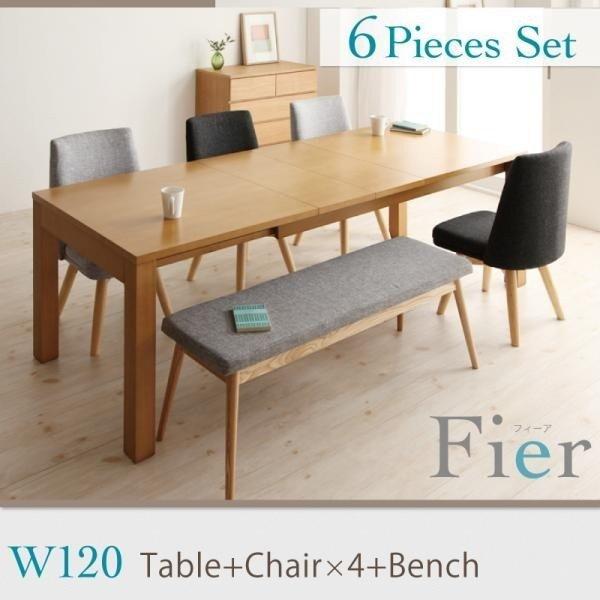 想像を超えての ダイニングテーブル 伸長式 6点 テーブルw1 180 チェア4脚 ベンチ1脚 流行に Www Kingfishswimming Com