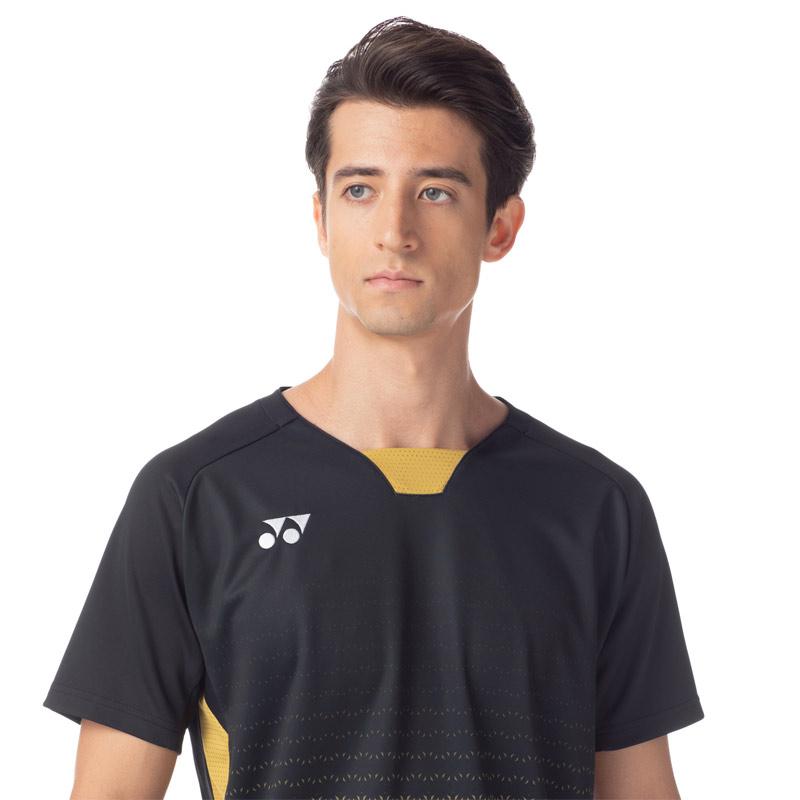 YONEX バドミントンウェア 型番10615 ブラックゴールド 楽天市場】【11日1:59まで楽天スーパーSALE!クーポン配布中
