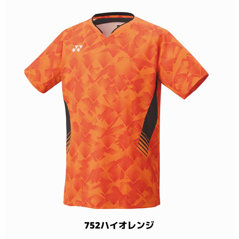 YONEX ユニフォーム JAPAN バドミントンシャツ オレンジ ヨネックス YONEX（ヨネックス） バドミントン ウェア メンズゲームシャツ