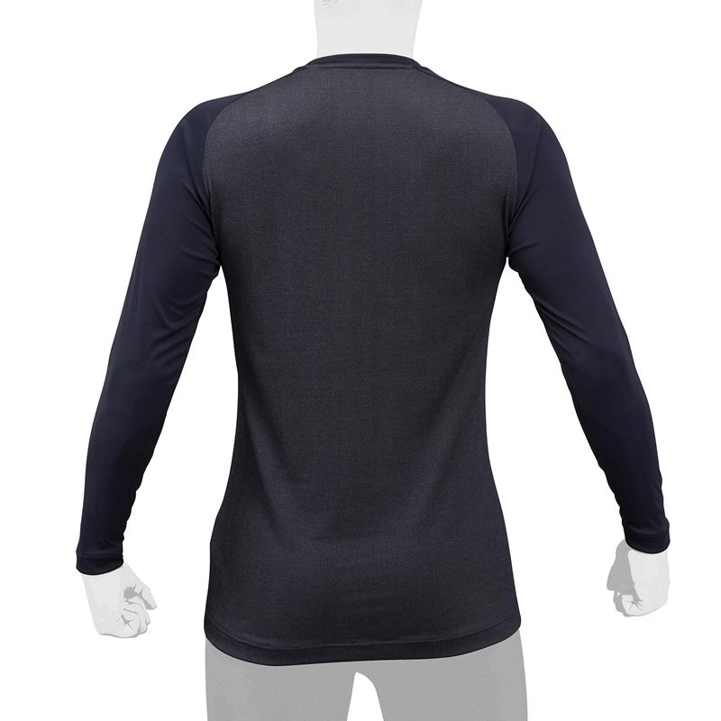 野球 ウェア ミズノプロ アンダーシャツ ローネック V-COOLネック 長袖 KUGEKI ICE 空隙 クウゲキ 12JA2P14 冷感アンダーシャツ ウエア  ローネック 丸首 | MIZUNO | 04