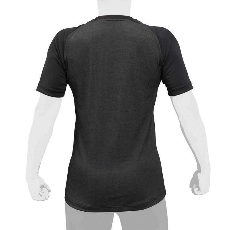 野球 ウェア ミズノプロ アンダーシャツ ローネック V-COOLネック 半袖 KUGEKI ICE 空隙 クウゲキ 12JA2P34 冷感アンダーシャツ ウエア  ローネック 丸首 | MIZUNO | 02