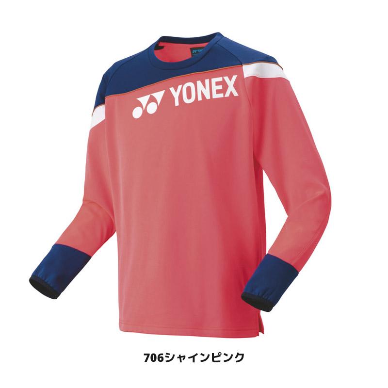 YONEX テニス バドミントン　UNI ユニセックス　クルーネック長袖ウェア 16729y_06.jpg