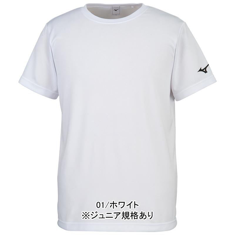 ミズノ Tシャツ 半袖 ドライTシャツ MIZUNO 袖ロゴ ジュニア対応 32JA8156｜racket-field｜02