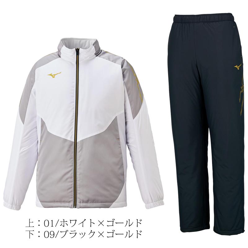 ウィンドブレーカー ミズノ MIZUNO ブレスサーモ中綿ジャケット＆パンツ 上下セット 32ME0630-32MF0630 ユニセックス 男女兼用 上下組 軟式テニス バトミントン｜racket-field｜02