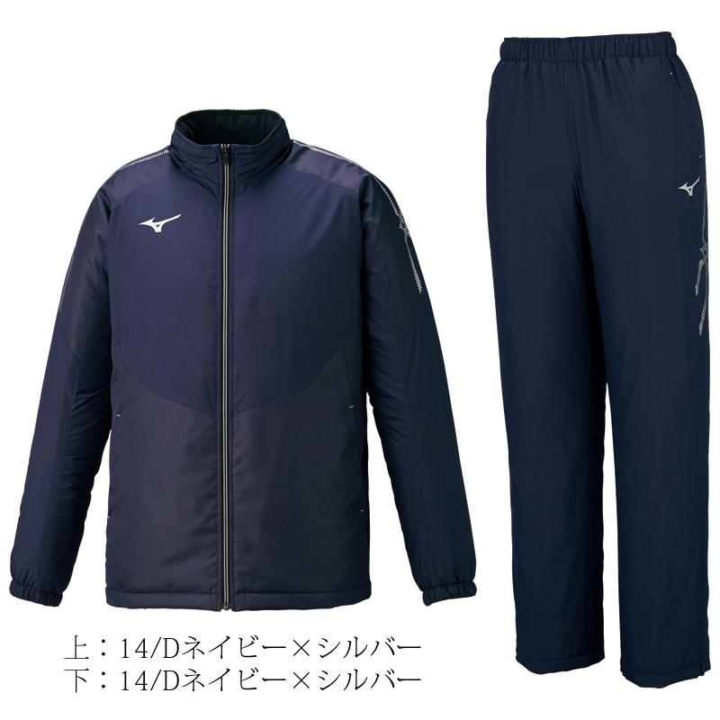 ウィンドブレーカー ミズノ MIZUNO ブレスサーモ中綿ジャケット＆パンツ 上下セット 32ME0630-32MF0630 ユニセックス 男女兼用 上下組 軟式テニス バトミントン｜racket-field｜04