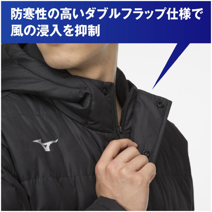 美品✨極暖 ダウン90％フェザー10％ M ミズノ ダウンコート ベンチコート ベンチコート