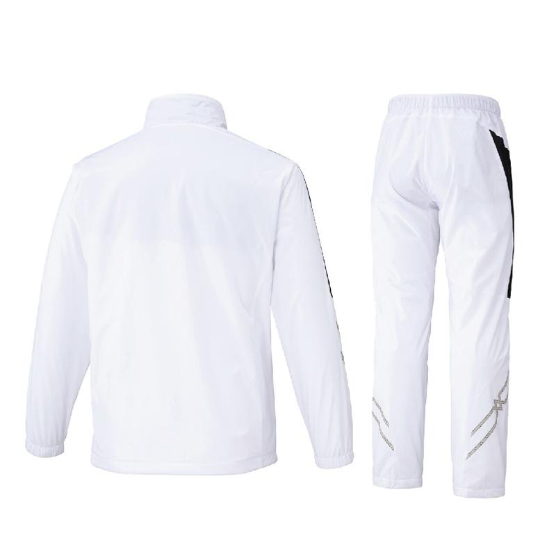 ミズノプロ ウィンドブレーカーシャツ(裏メッシュ) ホワイトLサイズ