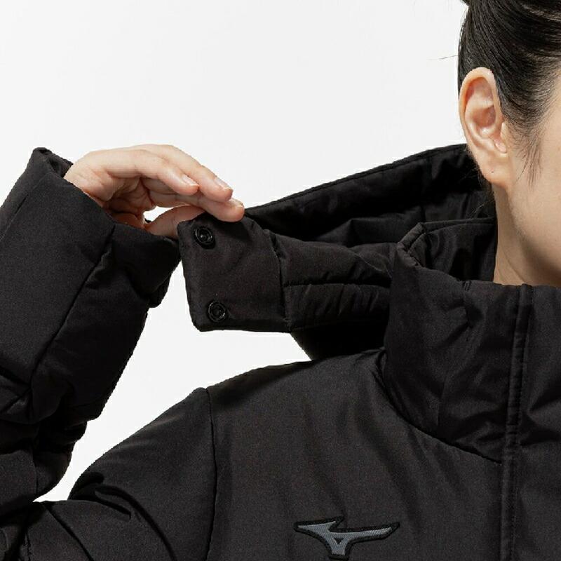 2025モデル レディース テックフィルブレスサーモロングコート ミズノ MIZUNO ベンチコート 32MEC852 防寒 暖かい