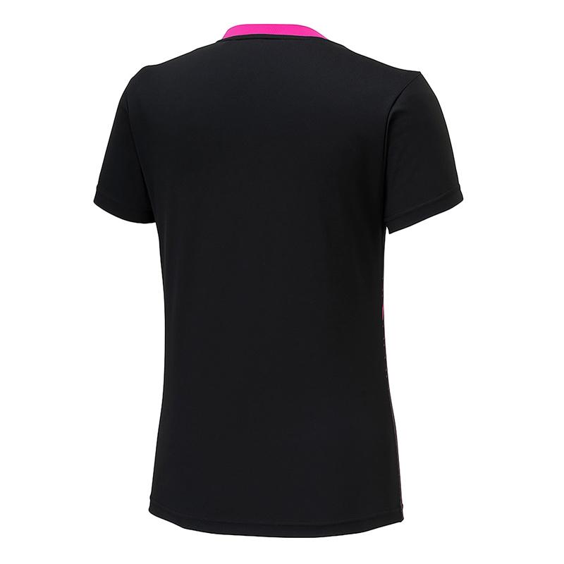 【新品未使用】Mizuno バドミントンシャツ Lサイズ ブラック MIZUNO（ミズノ） ソフトテニス バドミントン ウェア ゲームシャツ