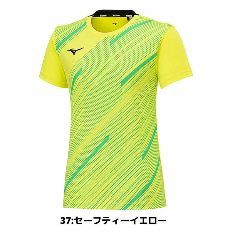ミディアムスポーツウェア シャイニーイエロー 新品未使用 MIZUNO ソフトテニス バドミントン ウェア ミズノ ゲームシャツ