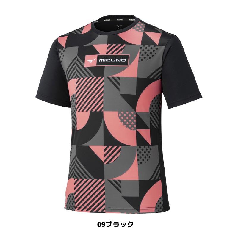 Mizuno 幾何学模様 Tシャツ Lサイズ　ソフトテニス Mizuno 幾何学模様 Tシャツ Lサイズ ソフトテニス 楽天市場
