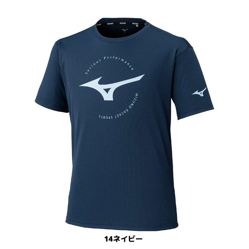 【新品未使用】Mizuno バドミントンシャツ Lサイズ ブラック MIZUNO（ミズノ） ソフトテニス バドミントン ウェア プラクティス