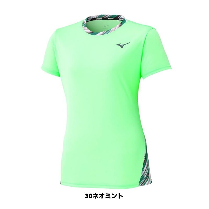 新品　未使用　Mizuno バドミントンシャツ Mサイズ グリーン MIZUNO ソフトテニス バドミントン ウェア ミズノ ゲームシャツ