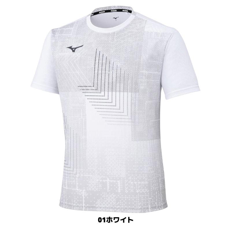 ソフトテニス バドミントン ウェア ミズノ MIZUNO ドライエアロフローゲームシャツ 62JAC511 ラケットスポーツ 男女兼用 吸汗速乾 動きやすい ユニフォーム | MIZUNO | 01