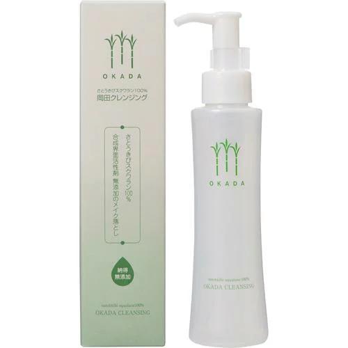 無添加工房 岡田クレンジング 120ml さとうきびスクワラン100％の